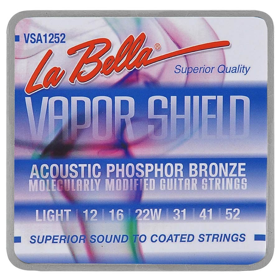 LaBella VSA1252 Vapor Shield Struny pre Akustickú Gitaru -Light 12-52